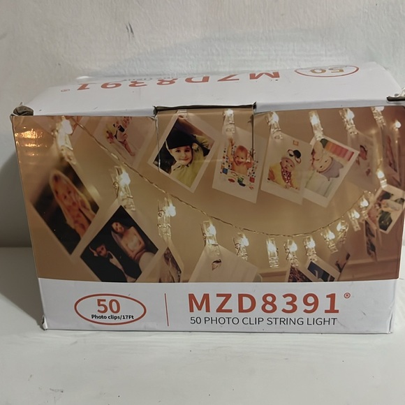 LED Photo Clip String Lights 50 no remote - Picture 2 of 3